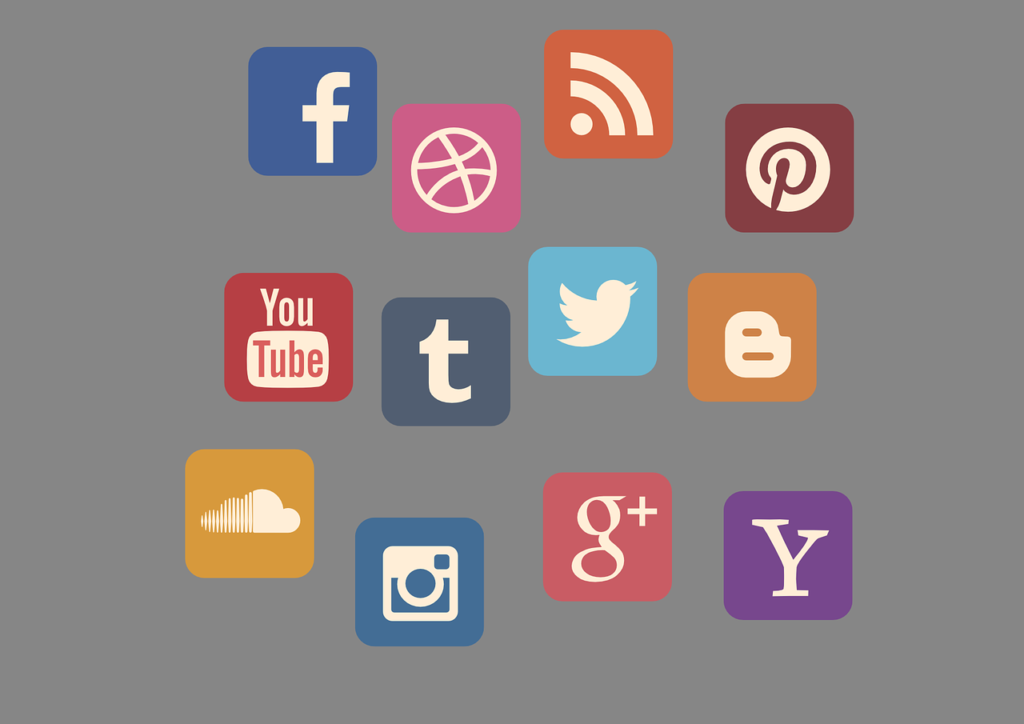 Different social media platforms